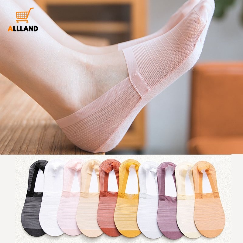 Vớ Ren Lưới Silicone Chống Trượt Thoáng Khí Dành Cho Nữ