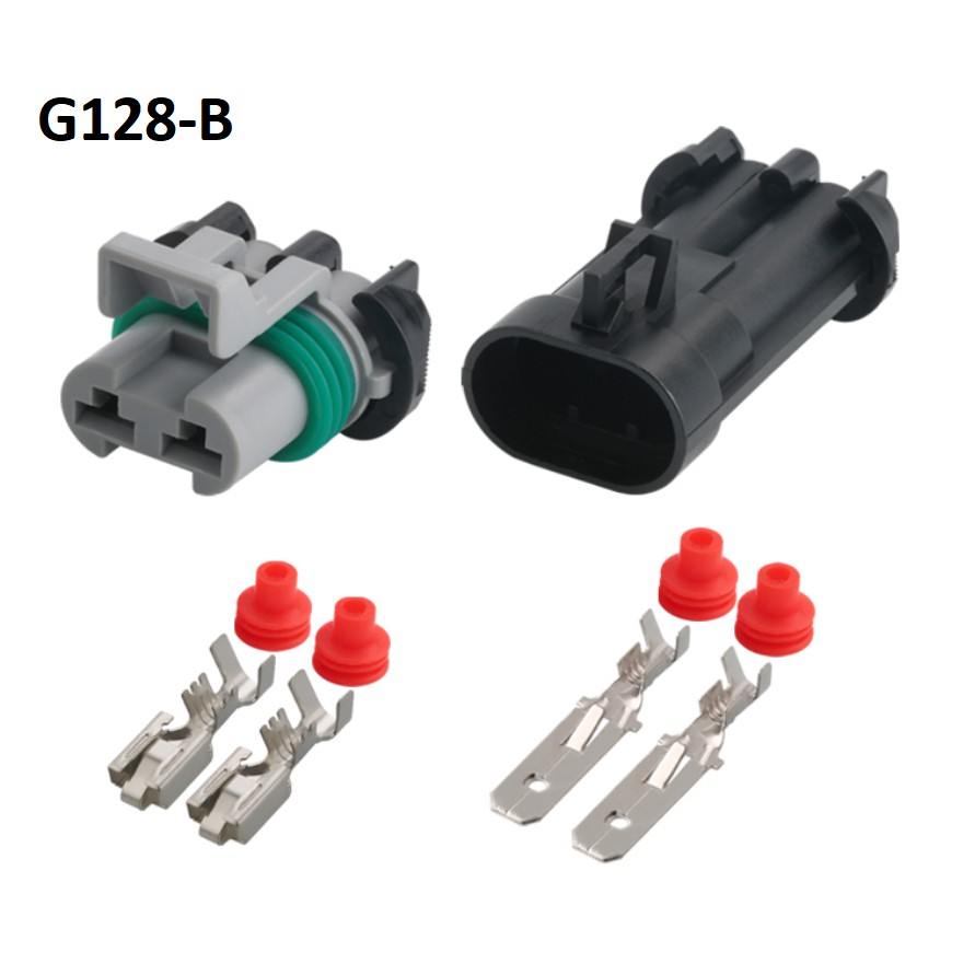 G128-Giắc cắm quạt tản nhiệt quạt điện 2 lỗ