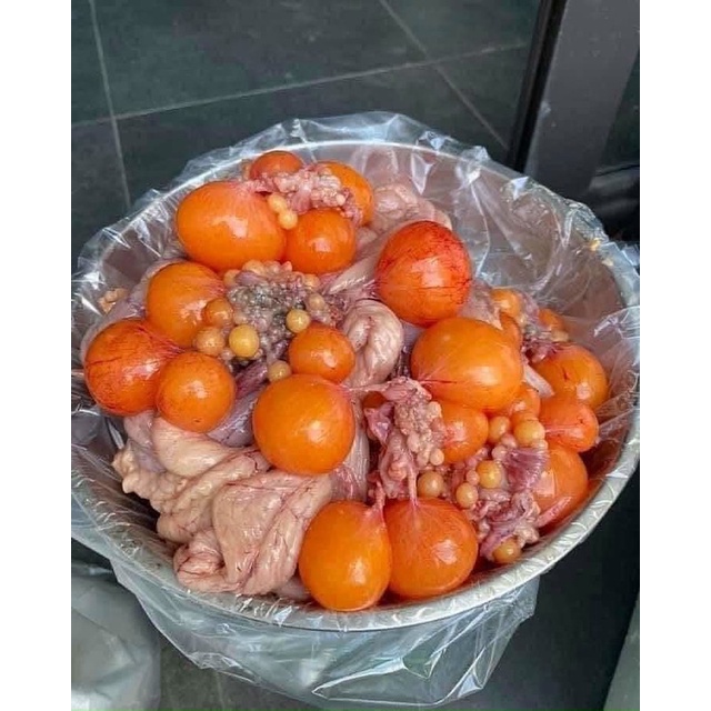 Tràng Trứng Non lòng mề tim 500gr