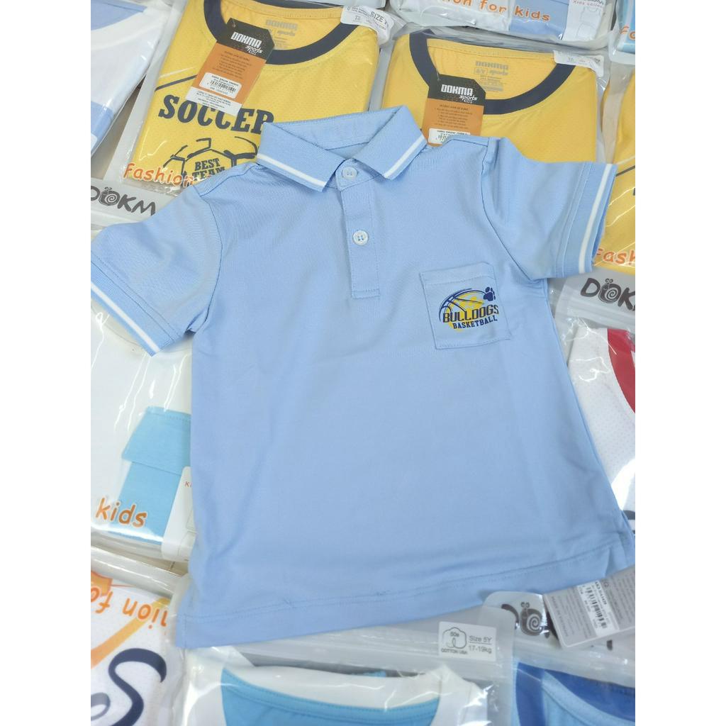Áo polo cộc tay Dokma cho bé trai 2-6Y