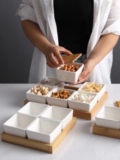(Order) Khay đựng mứt tết phong cách Nhật Bản