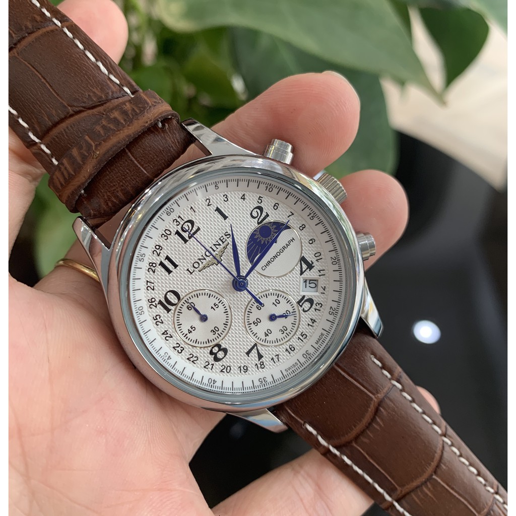 Đồng hồ nam - LONGINES - Đồng hồ dây da cao cấp