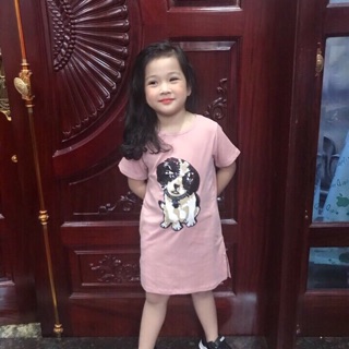 Váy chó thêu kim sa