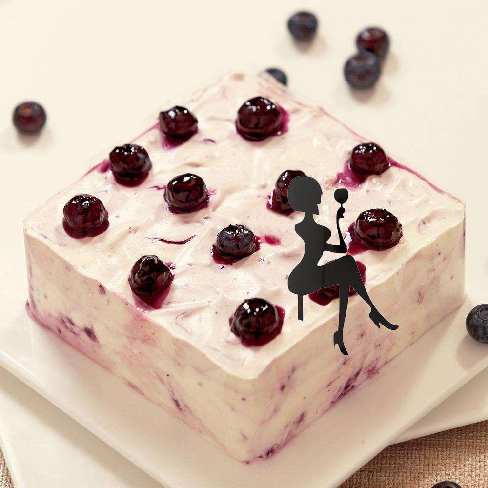 YNATURAL Topper Trang Trí Bánh Kem Hình Cô Gái