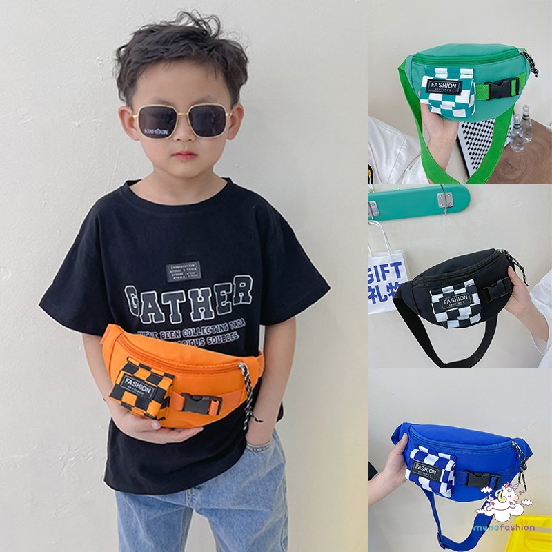 Túi Đeo Chéo Ngực Cỡ Nhỏ Kiểu Hàn Quốc Cá Tính Cho Bé Trai