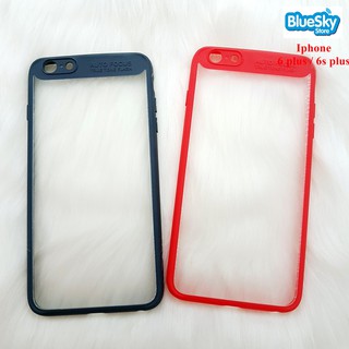 Ốp lưng iphone 6 plus / 6s plus nxe trong viền màu