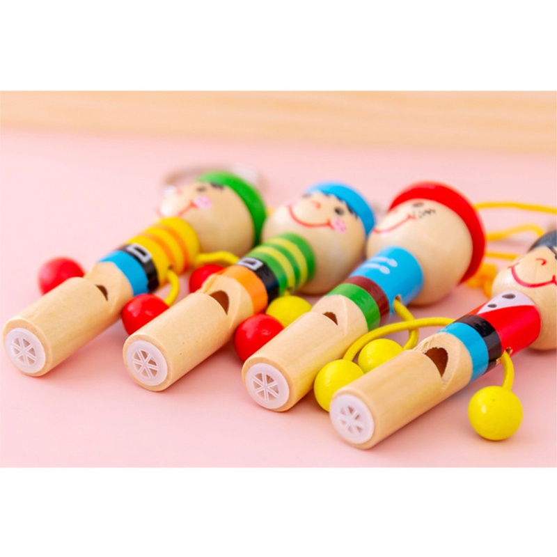 Đồ Chơi Còi Thổi Bằng Gỗ Vui Nhộn Cho Bé