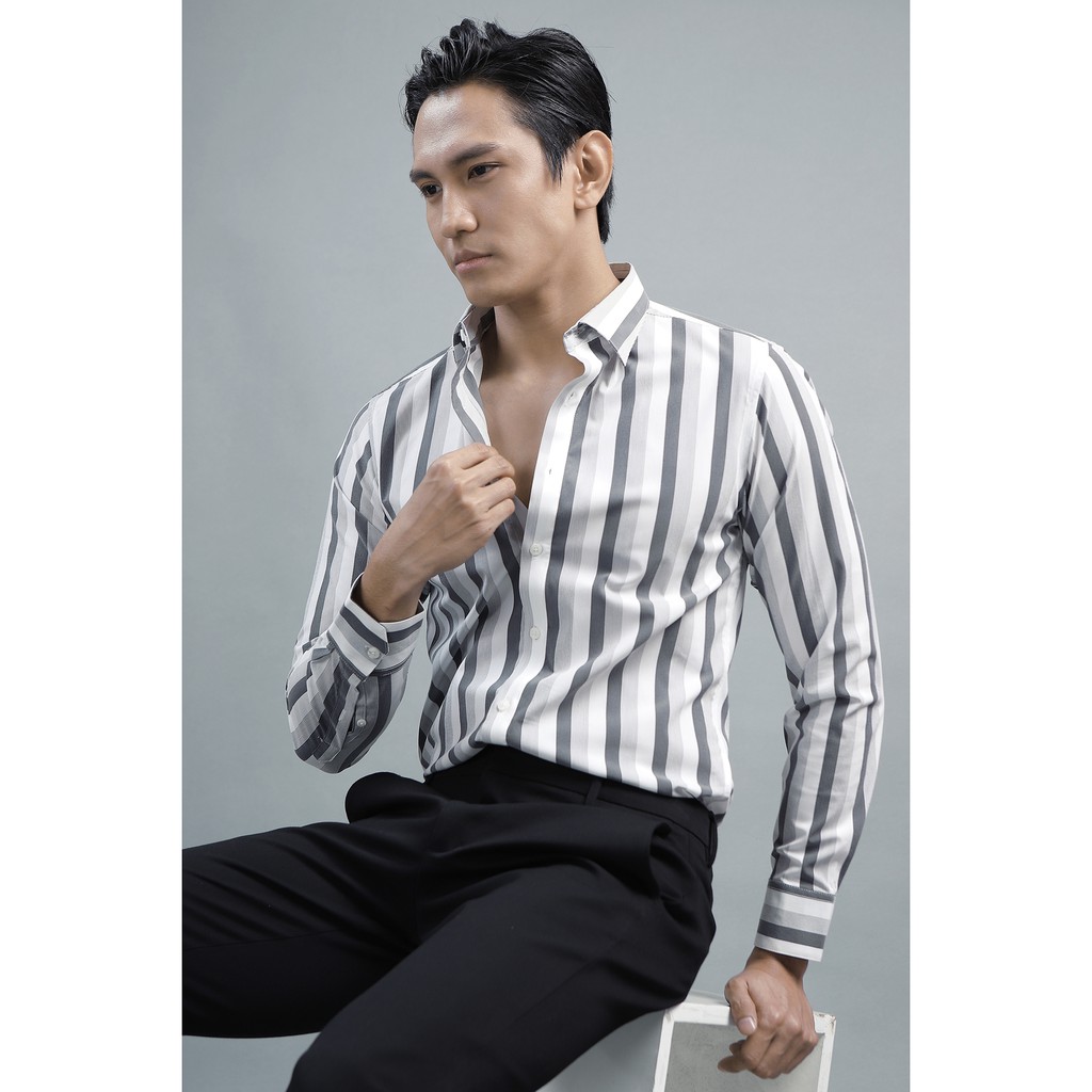 Áo Sơ mi nam BEN & TOD họa tiết cotton cao cấp co giãn phong cách đơn giản công sở 20070 | BigBuy360 - bigbuy360.vn