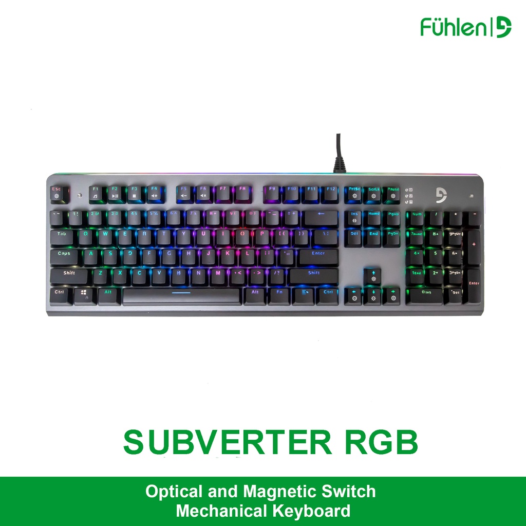 Bàn phím cơ Fuhlen Subverter RGB switch quang học - Hàng chính hãng