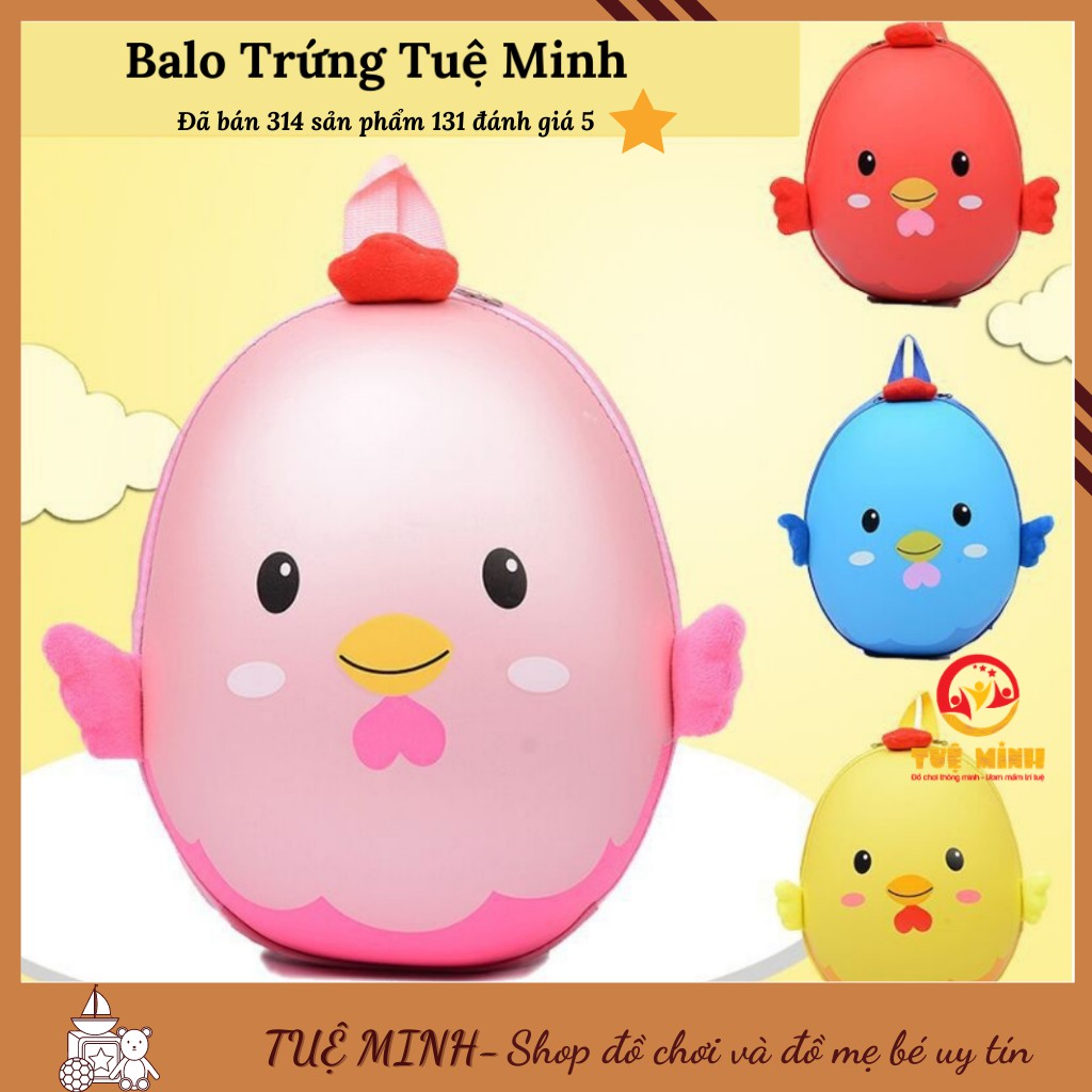 [Mã 154LIFESALE giảm 10% đơn 99K] Balo Cho Bé Tuệ Minh Hình Thú Đáng Yêu Dễ Thương