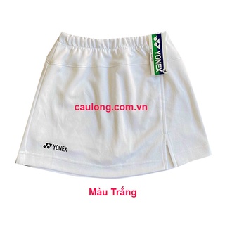 Váy cầu lông yonex 668 màu trắng