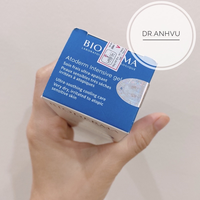 Gel dưỡng ẩm cho da khô Bioderma Atoderm Intensive Gel Cream 75ml