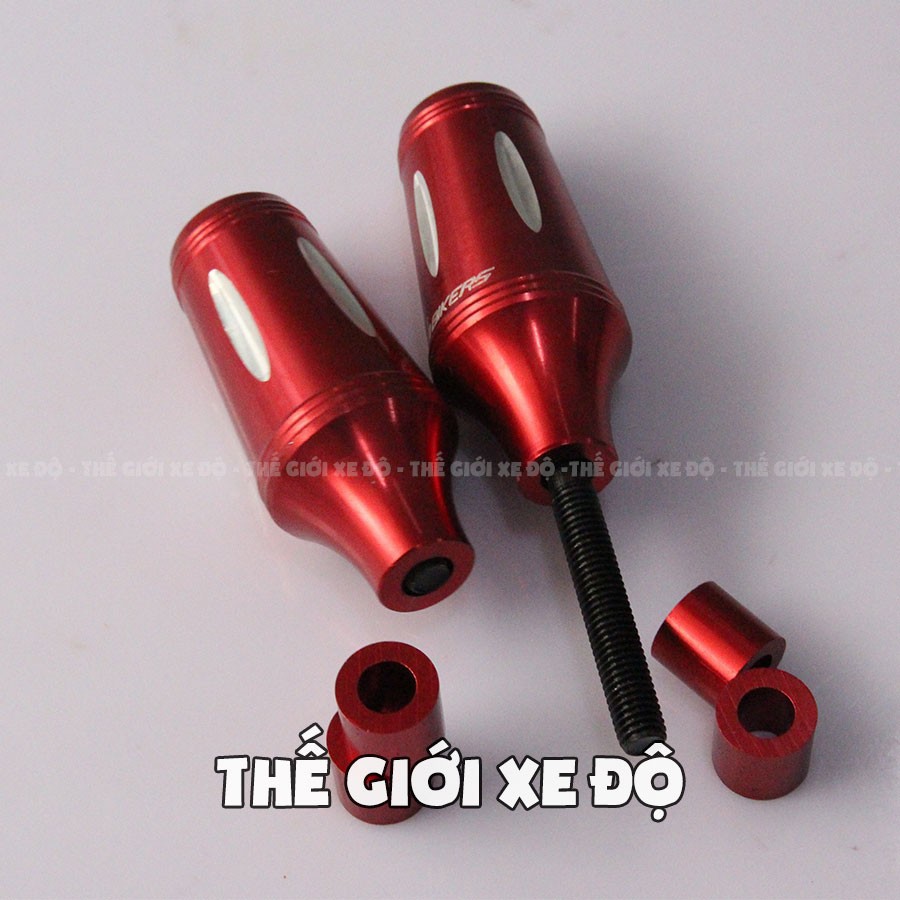 CHỐNG ĐỔ GẮN CÁC LOẠI XE KIỂU BÌNH RƯỢU NHÔM CNC ( GIÁ 1 ĐÔI )