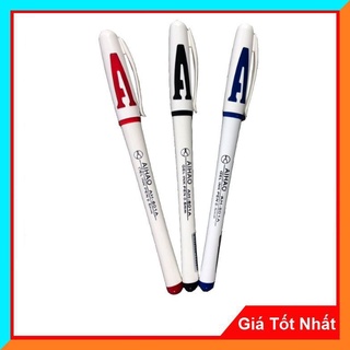 Bút Nước Chữ A - Aihao AH-801A Ngòi 0.5mm Màu Xanh, Màu Đen, Màu Đỏ, Màu Tím - Nét Viết Mảnh, Nhỏ, Trơn, Mực Ra Đều