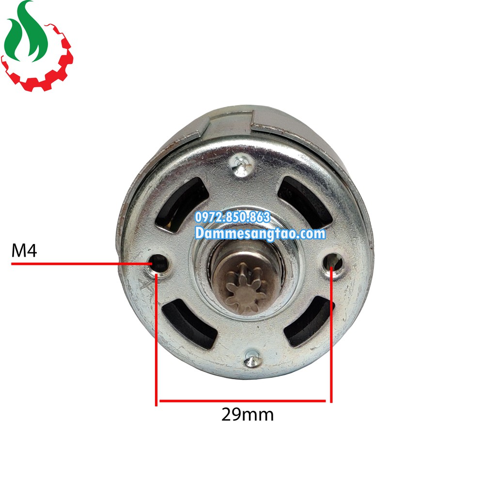 DMST Motor 18v 775 trục tròn công suất cao