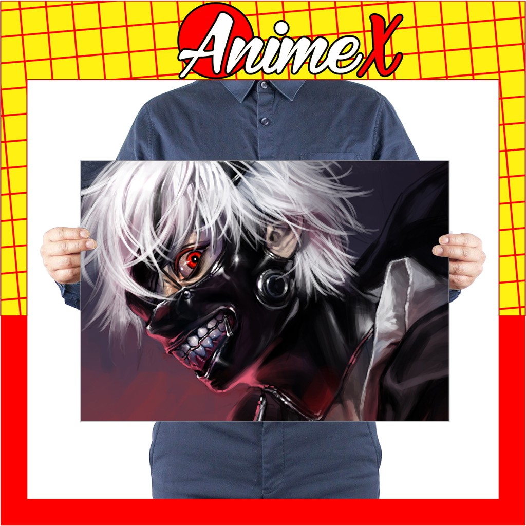 Tranh Poster Hình Ngạ Quỷ Vùng Tokyo - Tokyo Ghoul - Áp Phích  Decal Dán Tường By AnimeX Part 1