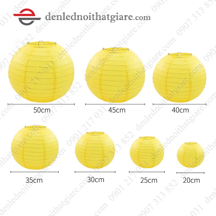 01 cặp ĐÈN LỒNG GIẤY 50cm + 40cm màu TRẮNG TINH - phong cách Nhật