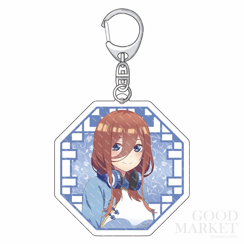 Móc Khóa Hai Mặt Bằng acrylic Hình nakano Hatsune miku