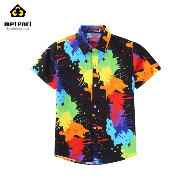 Áo sơ mi nam nữ in hoạ tiết thời trang mùa hè