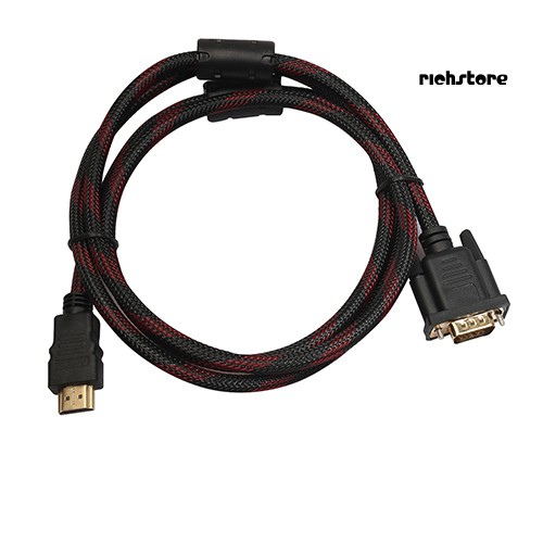 Cáp Chuyển Đổi Hdmi Sang Vga Hd-15 Male 15pin 1.5m 1080p