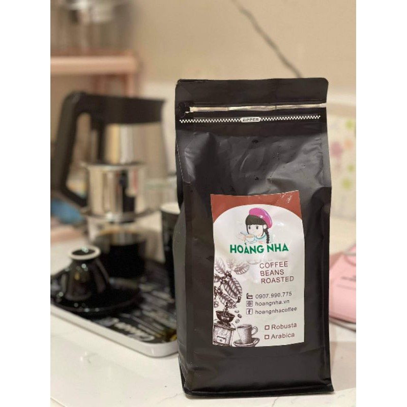 Cà phê Robusta túi 250gr Rang mộc, pha máy / pha phin, Đắng truyền thống, Thơm dịu, hậu Ngọt nhẹ, HOÀNG NHA COFFEE | BigBuy360 - bigbuy360.vn