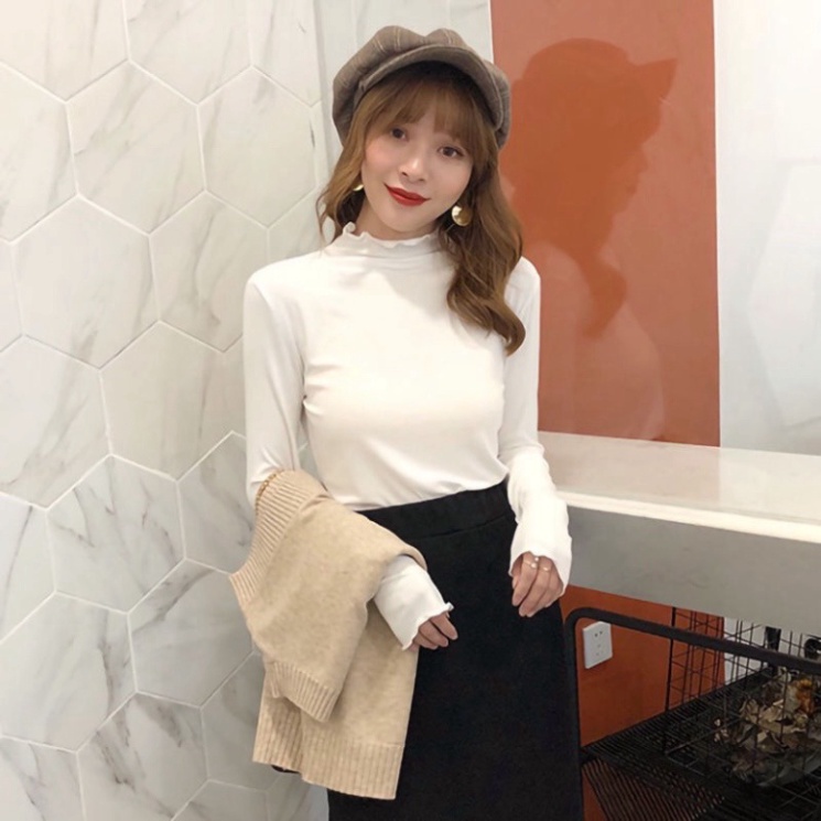 Áo thun nữ, áo thun dài tay sành điệu ôm from chuẩn hàng cực xinh cho chị em Hàng Mới Hàng New | BigBuy360 - bigbuy360.vn