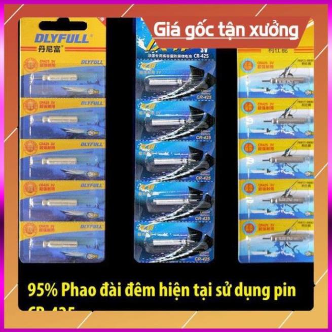 ⭐  [ Vỉ 5 quả ] Pin Điện Tử Chuyên Dùng Cho Phao Câu Đài Câu Đêm PIN-CR-425