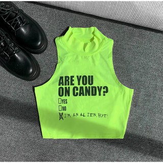 Croptop ba lỗ cổ lọ