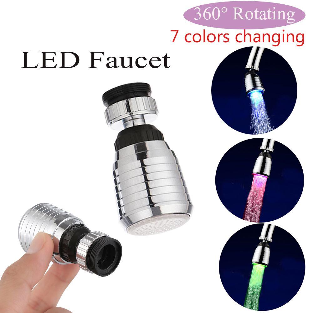 PISTA Đầu Vòi Nước Có Đèn Led RGB