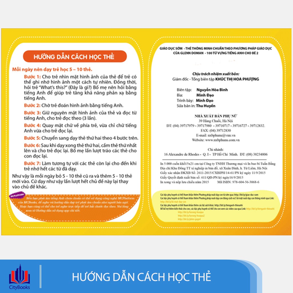 Sách - Flashcard Dạy trẻ theo phương pháp Glenn Doman - (8 chủ đề)