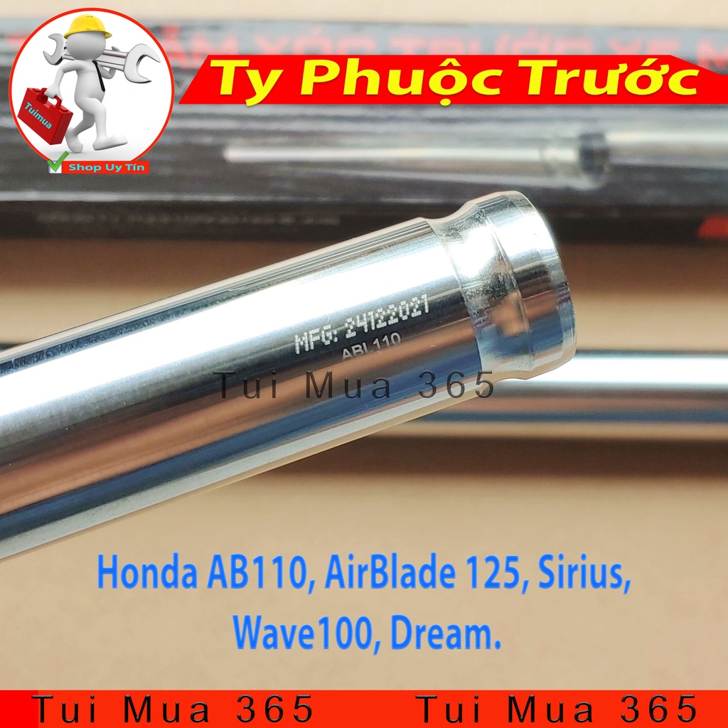 Ty phuộc trước chính hãng JMS dành cho xe Wave 100, Sirius, Dream, AB110, Air Blade 125