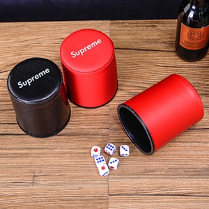 Đồ chơi lắc xí ngầu mẫu bọc da sang trọng tặng kèm 6 viên xí ngầu Andhere