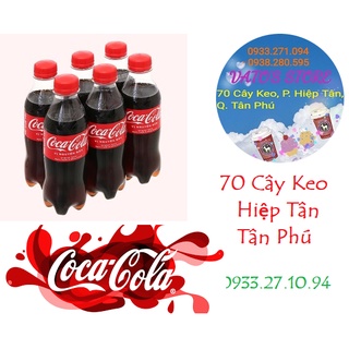 Lốc 6 chai nước ngọt coca cola / coca-cola / cocacola vị nguyên bản chai 300ml