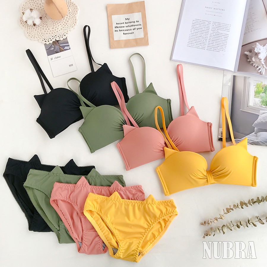 Set Bộ Đồ Lót Tai Mèo Su Ôm Nâng - SB017 | BigBuy360 - bigbuy360.vn