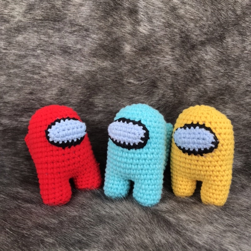 Among Us | Móc Khoá Len Among Us Handmande 11cm Siêu Cưng