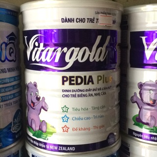 Sữa Vitargold Pedia Plus lon 900g