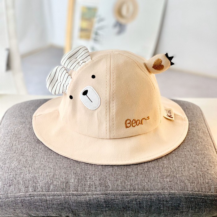 Mũ nón vành tròn hình Gấu Bear cho bé từ 12 tháng đến 5 tuổi cực đẹp