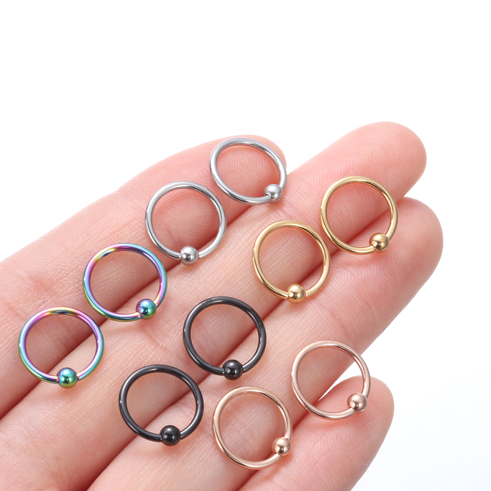 Set 2 Khuyên Mũi Kiểu Dáng Thời Trang Cá Tính Cho Nữ