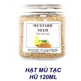 Hạt mù tạc vàng gói nhỏ- mù tạt thơm cay- Yellow Mustard seed - Hũ 120ml