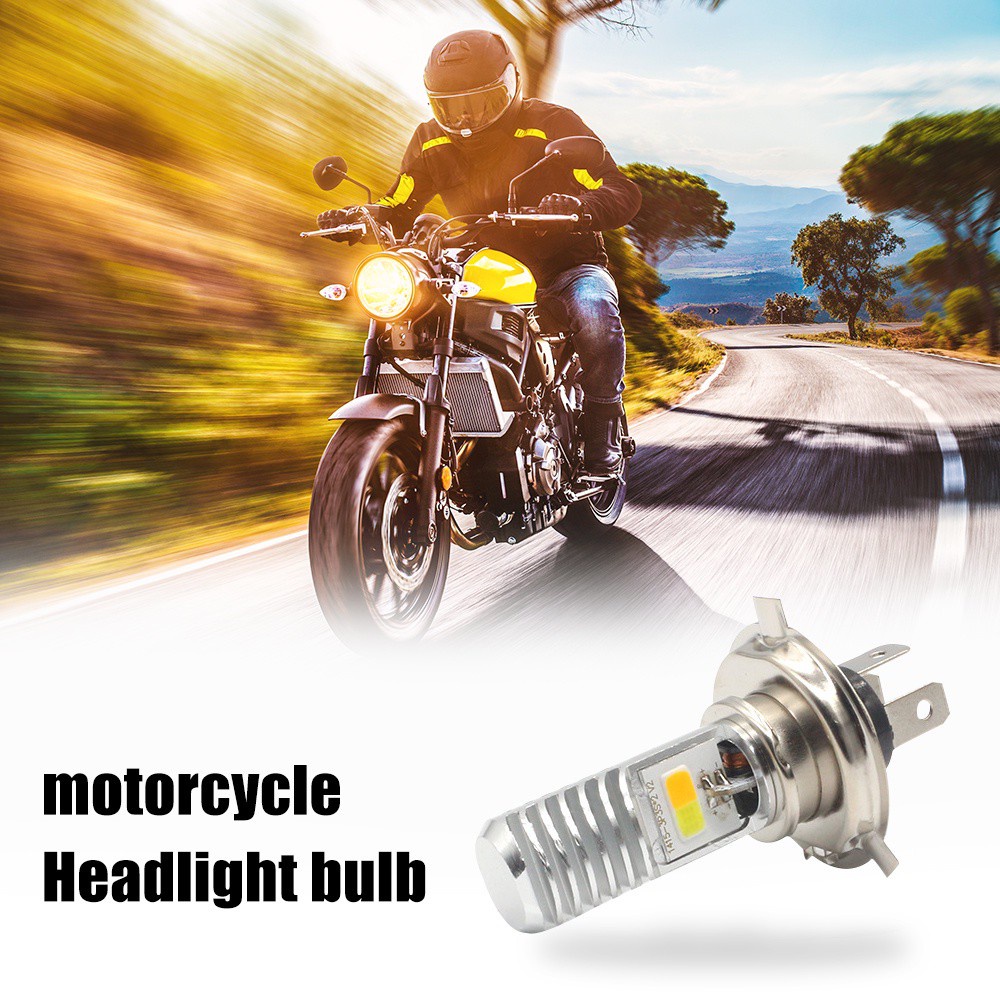 Đèn Pha Led Ánh Sáng Trắng / Vàng Siêu Sáng Cho Xe Mô Tô / Xe Hơi | BigBuy360 - bigbuy360.vn
