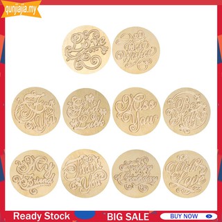 Đầu Đóng Dấu Sáp 25mm DIY Bằng Đồng Phong Cách Retro