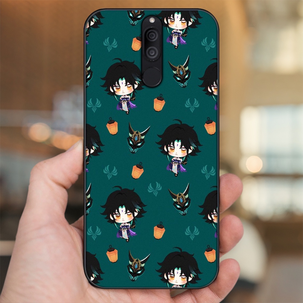 Ốp lưng Huawei Nova 2i viền đen in hình Xiao Genshin Impact