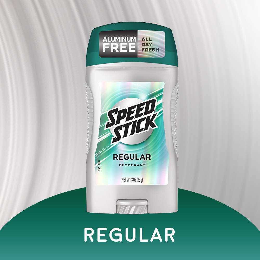 Lăn khử mùi nam dạng sáp Speed Stick Deodorant Regular for Men Aluminum Free 85g (Mỹ)