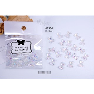 charm gấu trang trí móng siêu xinh
