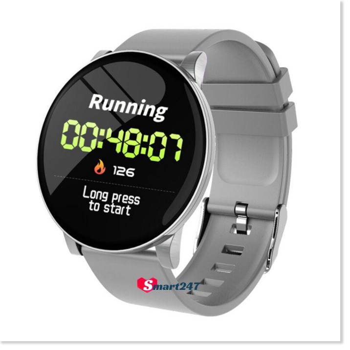 Đồng hồ thông minh, Smart Watch SW120, Mặt tròn, Đo Huyết Áp, Xem Nhịp Tim, Theo Dõi Giấc Ngủ, Màn Hình Nhạy Lắc Tay Sán