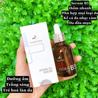 Tinh chất , serum dưỡng ẩm, sáng da goodndoc hydra b5 + c 30ml