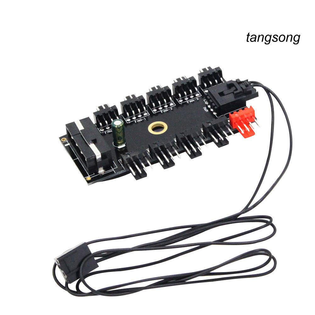 Bộ Chia Quạt Tản Nhiệt 1 Sang 10 4 / 3pin Sata / 4pin Cho Máy Tính