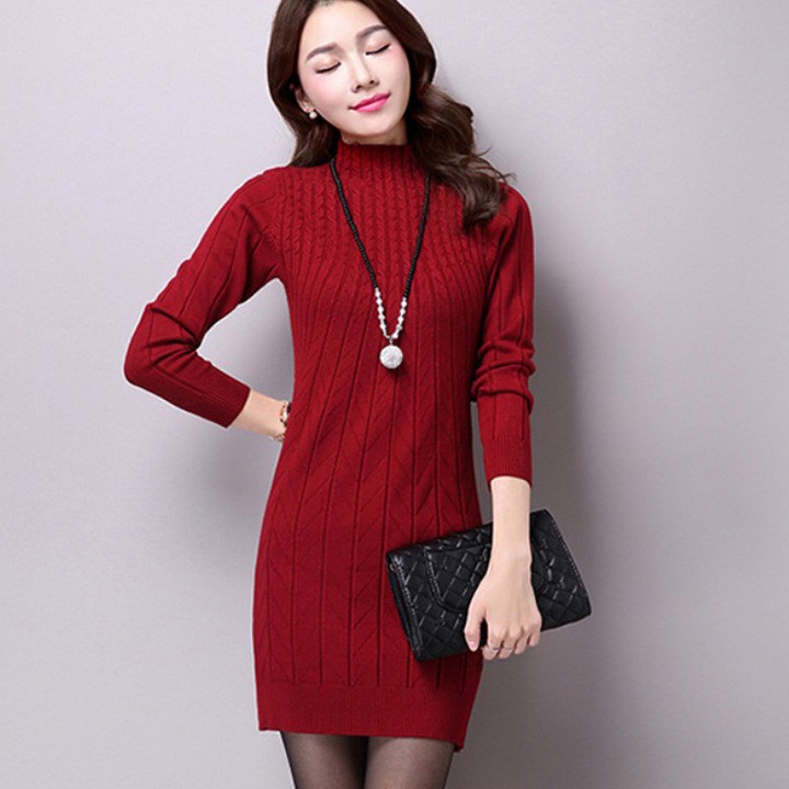 [NHẬP MÃ PINKSP20K - GIẢM 20K] Đầm len xinh xắn - VA-088i