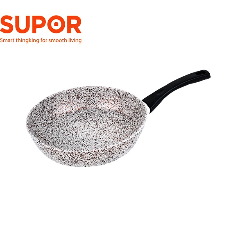 Chảo vân đá chống dính dùng trên bếp từ Supor Rock F23A26IH-26cm