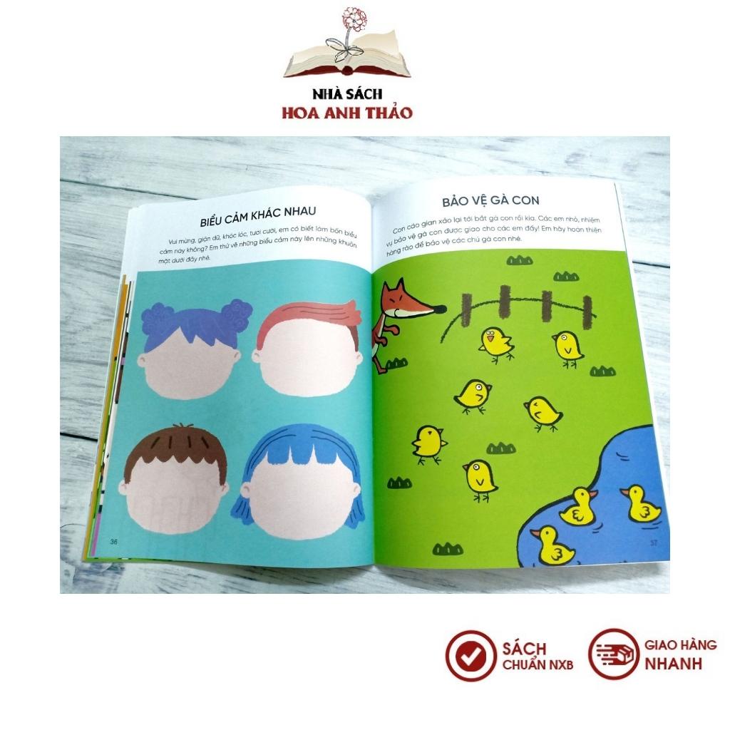 Sách Phát Triển IQ, Rèn Luyện Tư Duy Não Bộ (2 - 4 tuổi) Bộ 4 quyển